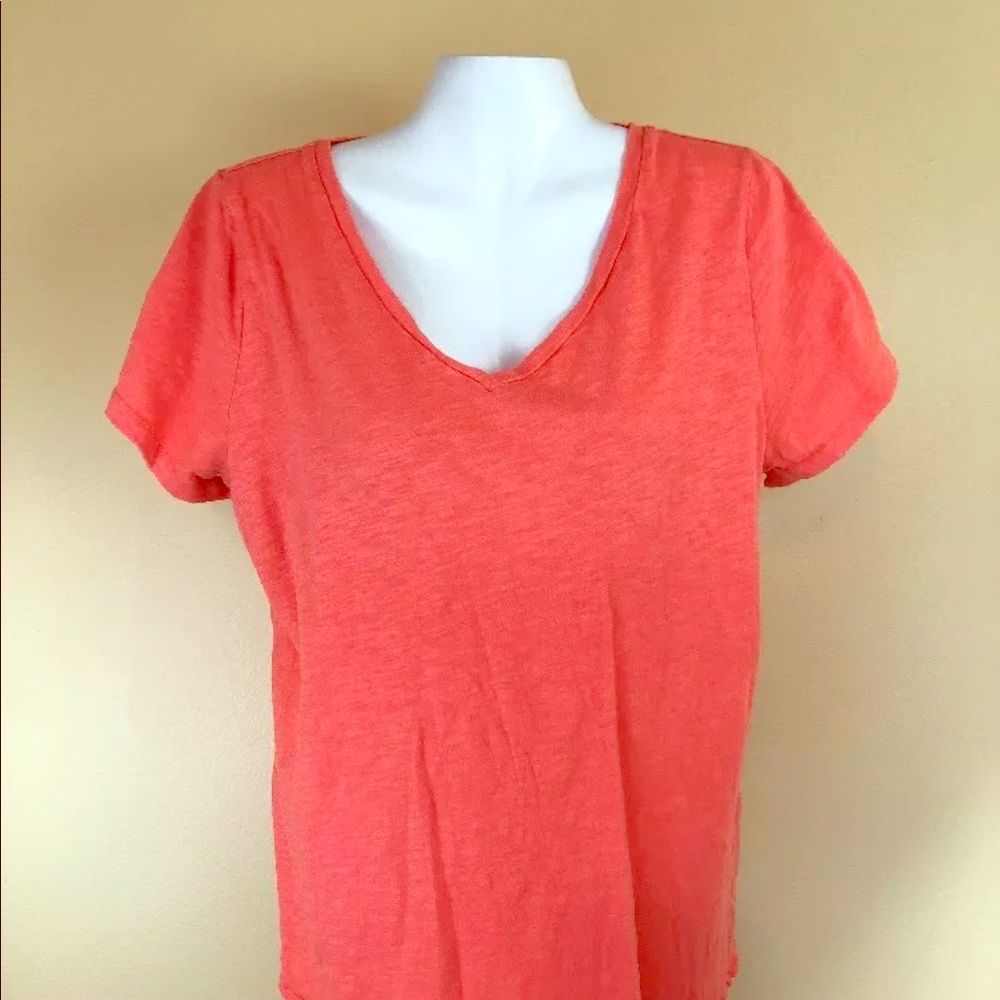 Sonoma Life Style Women's Orange cotton top shirt